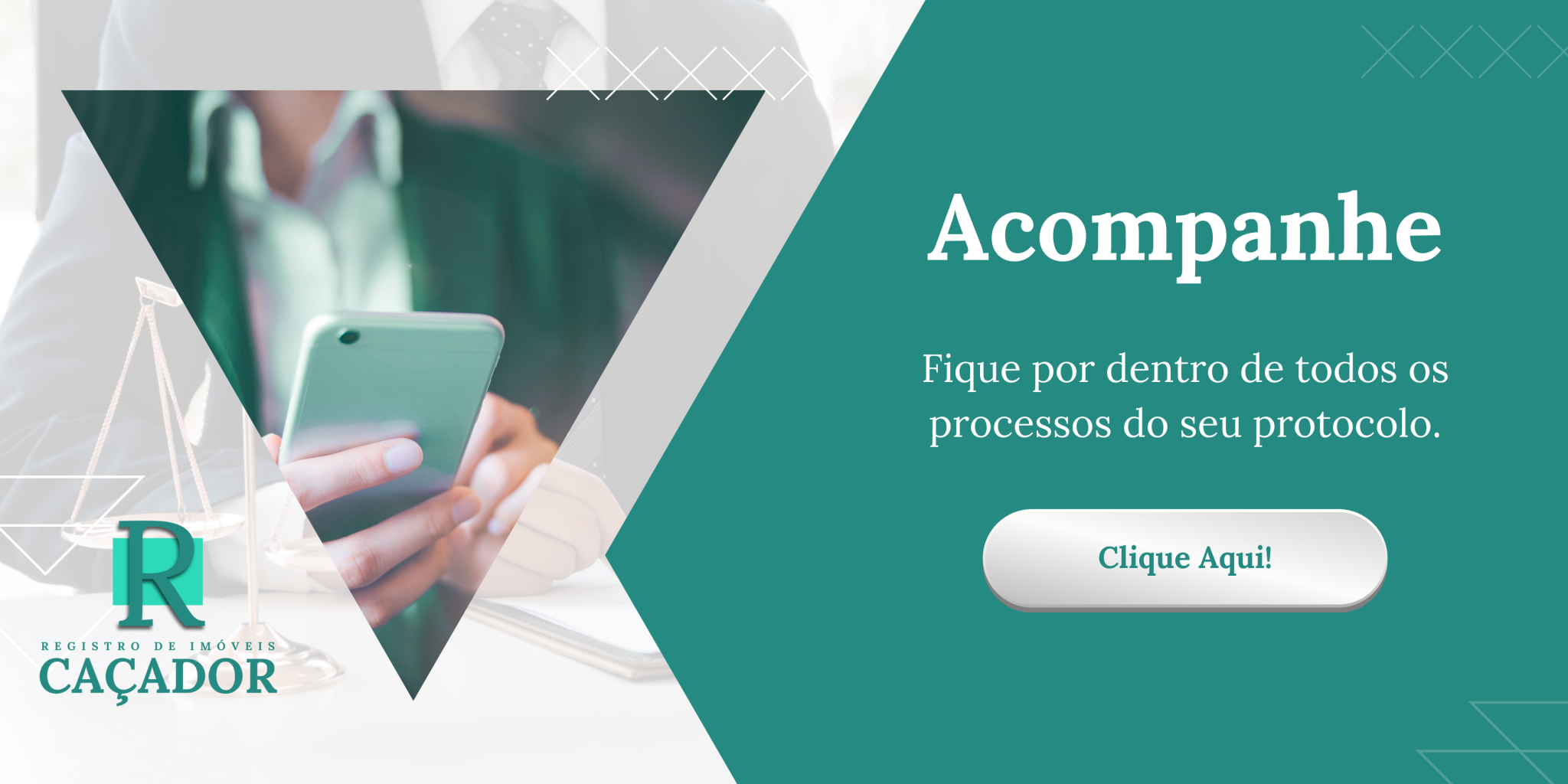 Banner Desktop Acompanhe Protocolo Registro de Imóveis Caçador